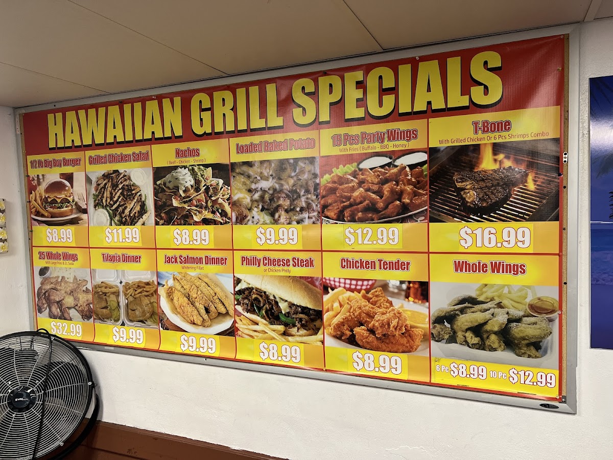 Hawaiian Grill - Jennings Menu - Image 1
